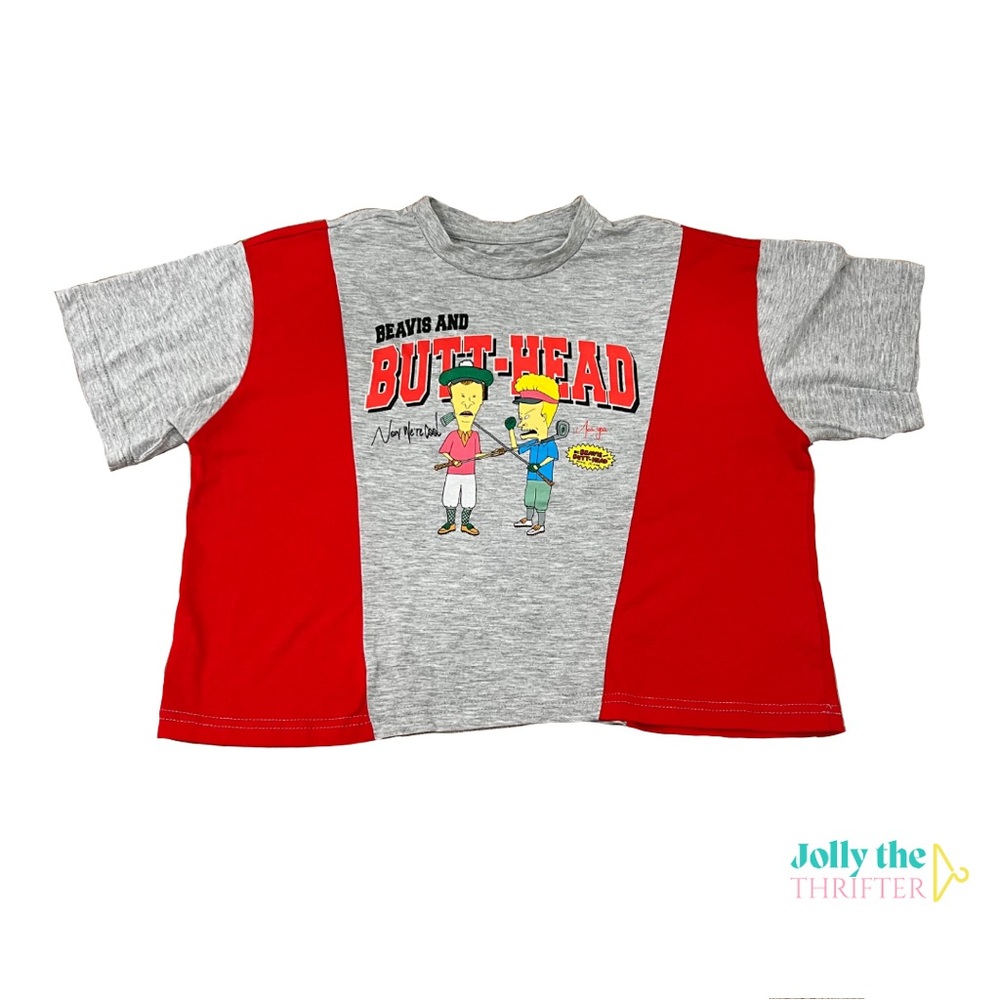 Vintage Beavis and Butthead Crop Top